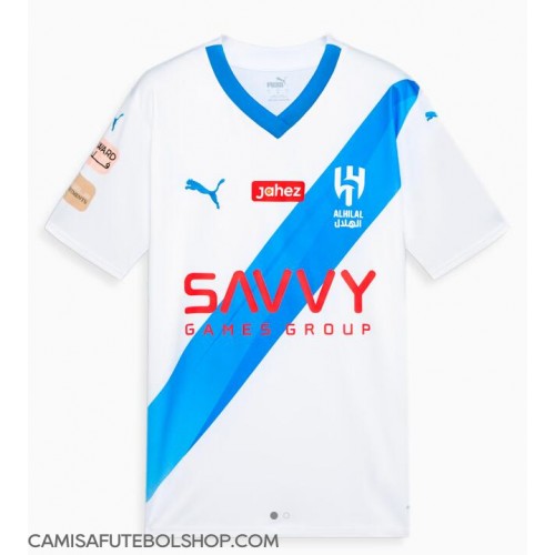 Camisa de time de futebol Al-Hilal Replicas 2º Equipamento 2023-24 Manga Curta